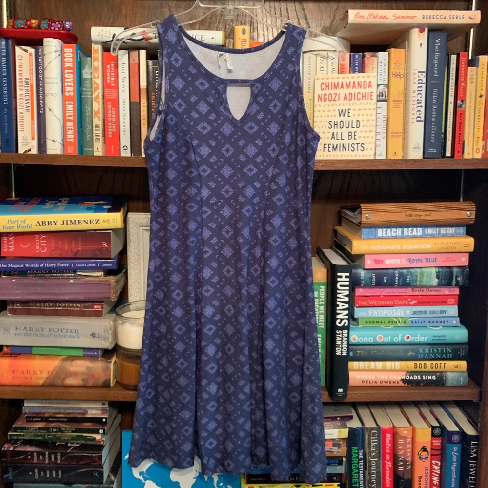Printed A-Line Mini Dress